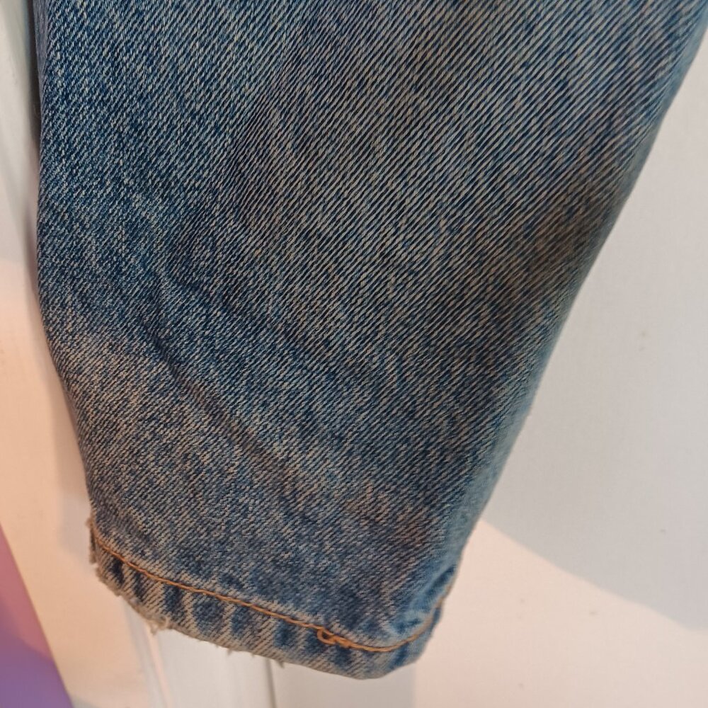 LEVI'S 505 STRAIGHT LEG MEDIUM WASH JEANS 33 X 30 MEN'S - Picture 2 of 16